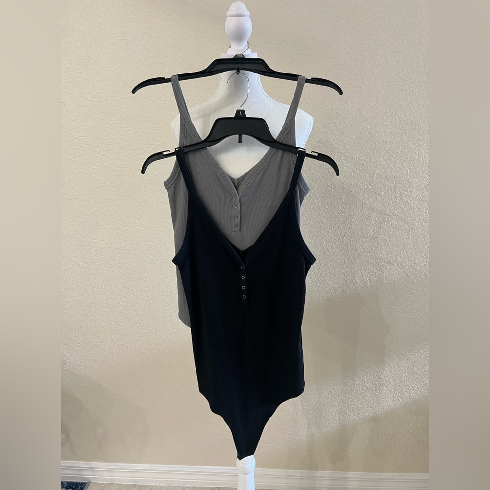 Abercrombie & Fitch Ribbed Knit Bodysuits